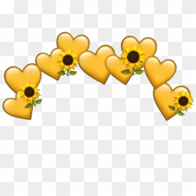 Green Flower Crown Transparent, HD Png Download - crown emoji png