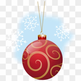 Christmas Ball - Hanging Ornament Clip Art, HD Png Download - christmas ball png