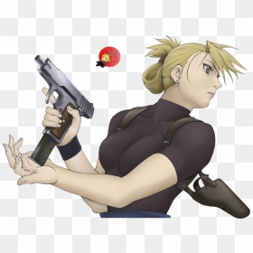 Riza Hawkeye Render, HD Png Download - hawkeye png