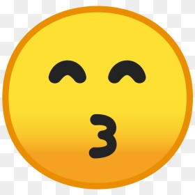 Kissing Face With Smiling Eyes Icon - Kissing Face With Smiling Eyes Emoji, HD Png Download - eye emoji png