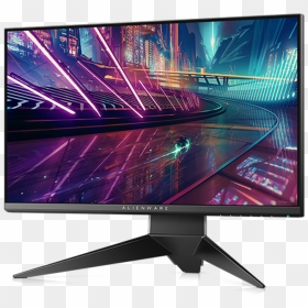 Alienware 25 Gaming Monitor - Dell Alienware 25 Gaming Monitor Aw2518h, HD Png Download - monitor png