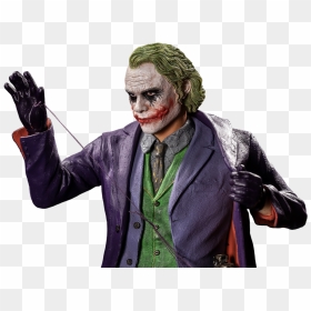 Iko1047 Heath Ledger Dark Knight Joker Statue 06, HD Png Download - the joker png