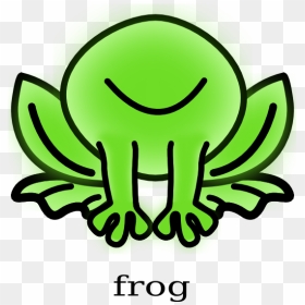 Kermit The Frog Free Content Clip Art - Cartoon Frog Clipart Black And White, HD Png Download - kermit the frog png