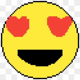 Heart Eye Emoji - Spreadsheet Pixel Art Emoji, HD Png Download - eye emoji png