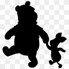 Holding Hands Transparent Background - Winnie The Pooh And Piglet Silhouette, HD Png Download - holding hands png