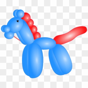 Balloon Horse Clip Arts - Balloon Animal Clip Art, HD Png Download - ballon png