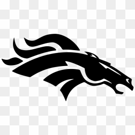 Denver Broncos Nfl American Football Decal Detroit - Denver Broncos Silhouette, HD Png Download - broncos logo png