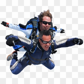 Parachuting,tandem Skydiving,air Sports,helmet,personal - Tandem Skydiving Harness, HD Png Download - parachute png