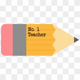 1 Teacher Free Printable Pencil Gift Tag - Teachers Day Gift Tag Printable, HD Png Download - gift tag png