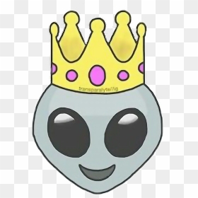 Transparent Crown On Pillow Clipart - Emoji Con Corona Png, Png Download - crown emoji png