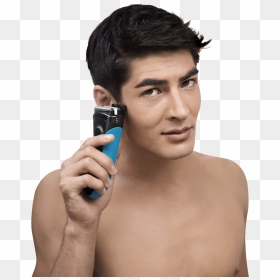 Man With Hair Trimmer - Electric Shaver, HD Png Download - men hair png
