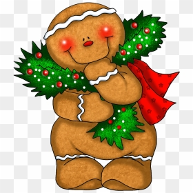 Free Christmas Clipart Gingerbread Man , Png Download, Transparent Png - gingerbread man png