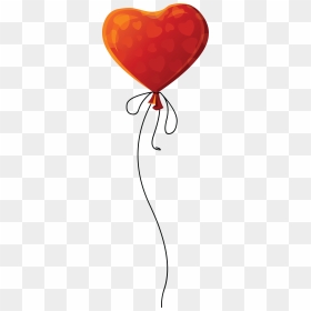 Transparent Baloon Clipart - One Heart Balloon, HD Png Download - ballon png