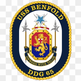 Uss Benfold Ddg-65 Crest - Uss Oscar Austin Crest, HD Png Download - crest png