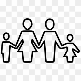 Parents Kids Persons Holdinghands - Parent Kid Holding Hands Clipart, HD Png Download - holding hands png