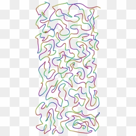 #squiggles #squiggly #random #rainbow #lines #line - Illustration, HD Png Download - squiggly line png