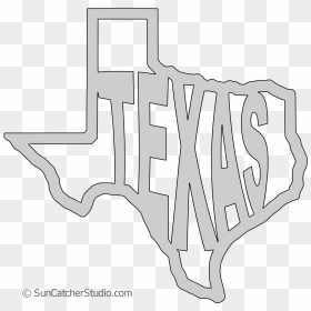 Vector Ohio Stencil - Stencil Texas Shape Template, HD Png Download - texas outline png