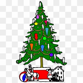 X For Xmas Tree, HD Png Download - christmas tree vector png