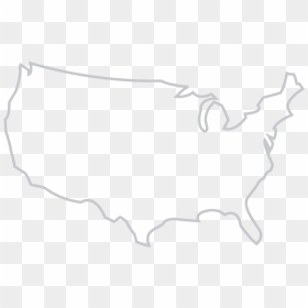 United States Outline Final - Simple Drawing Of Usa Map, HD Png Download - texas outline png