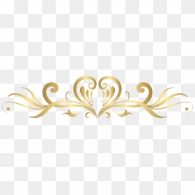 Design Clipart Gold - Gold Design Clipart Png, Transparent Png - golden vector swirl png