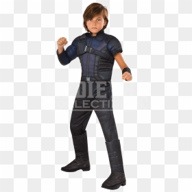 Kids Marvel Civil War Deluxe Hawkeye Costume - Hawkeye Costume, HD Png Download - hawkeye png