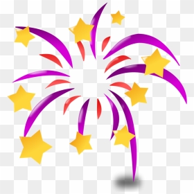 Happy Diwali Fireworks Clipart - New Year Icon Vector, HD Png Download - diwali vector png
