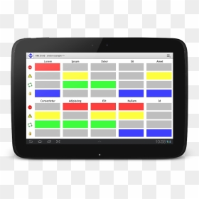 Andon Hmi Android Tablet App - Tablet Computer, HD Png Download - android mobile phone png