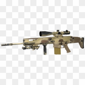 Ssrmain - Mk17 Ssr Scar Rifle, HD Png Download - realistic scar png