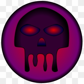 Evil Skull By Boomershin On Clipart Library - Skull, HD Png Download - skull emoji png