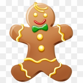 Gingerbread Clipart Playdough - Parts Of A Gingerbread, HD Png Download - gingerbread man png
