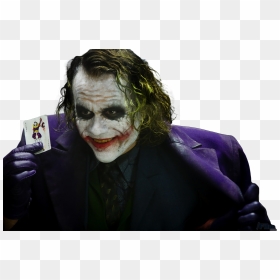 Hd Wallpapers Render Coringa 400 X 395 229 Kb Png Hd - Heath Ledger Joker, Transparent Png - the joker png