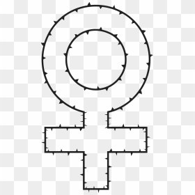 Female Symbol Of Thorns Clip Arts - Circle Thorn Png, Transparent Png - thorns png