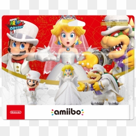 Super Mario Odyssey Amiibo 3 Pack, HD Png Download - mario odyssey png