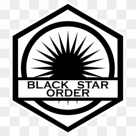 Black Star Order - Emblem, HD Png Download - black star png
