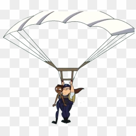 Parachute Clipart Parachute Guy - Total Drama Island Parachute, HD Png Download - parachute png