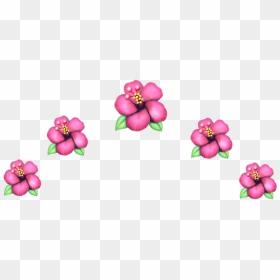 #flower #crown #crownflower #emojiflower #emoji #flowerpink - Flower Emoji Headband, HD Png Download - flower emoji png