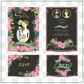 Transparent Wedding Card Designs Vector Png - Wedding, Png Download - wedding vector design png