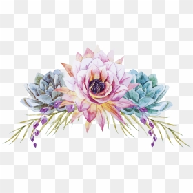 Flower Watercolor Vector Design Wedding Floral Flowers - Watercolor Flowers Png Vector, Transparent Png - wedding vector design png