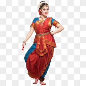 Classical Dance Dress, HD Png Download - indian girl png