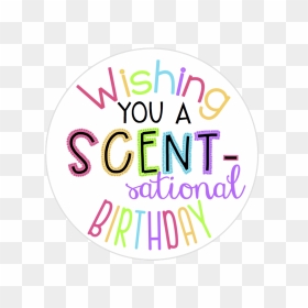 I Whipped Up A Cute Gift Tag To Attach, Using The "scent-sational - Circle, HD Png Download - gift tag png