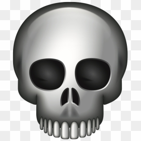 Skull Emoji Transparent Background, HD Png Download - vhv