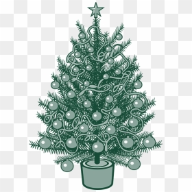 Christmas Tree Vector, HD Png Download - christmas tree vector png