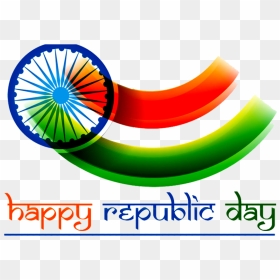 Indian Flag Png Download - Happy Republic Day Png Text, Transparent Png - indian flag hd png