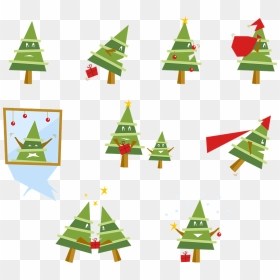 Christmas Tree, HD Png Download - christmas tree vector png