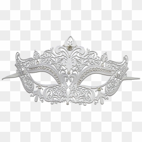 White Masquerade Mask Png , Png Download - White Png Carnaval Mask, Transparent Png - masquerade mask png