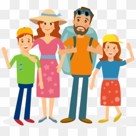 Transparent Family Day Cartoon Sharing Playing With - Family Trip Clipart Png, Png Download - kids playing png