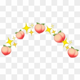 #emoji #emojis #emojicrown #crown #peaches #stars #emojipeach - Peach Crown Emoji Png, Transparent Png - crown emoji png