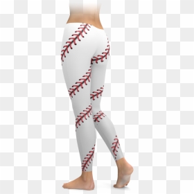 Baseball Leggings, HD Png Download - baseball stitches png