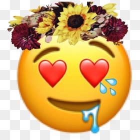 Freetoedit Emoji Sticker Girly Crown Emojiedit Cute - Drooling Emoji, HD Png Download - crown emoji png