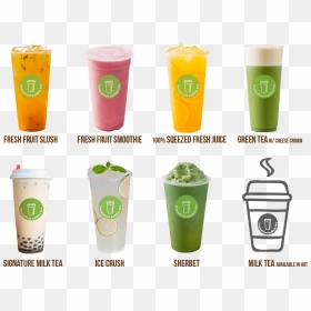 Bubble Tea Wallpaper - Caffeinated Drink, HD Png Download - menu png